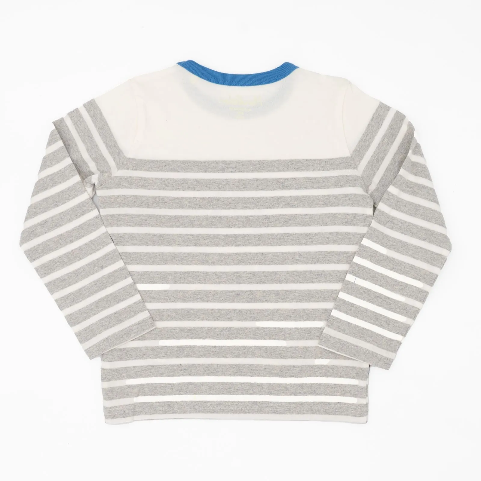 Mini Boden Boys Gresy Striped T-Shirts Long Sleeve Tops