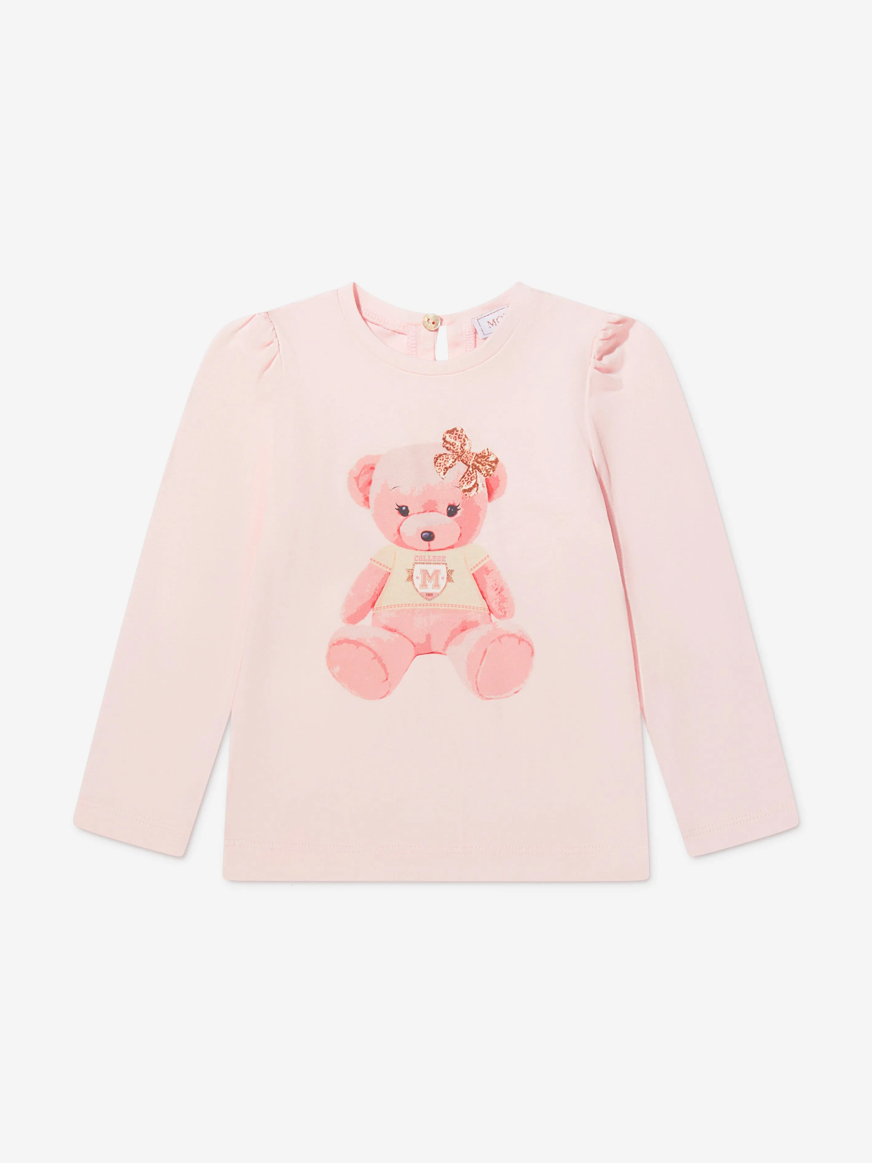 Monnalisa Baby Girls Long Sleeve Teddy T-Shirt