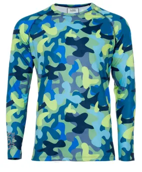 M's Loose Crew LS - Camo Moss