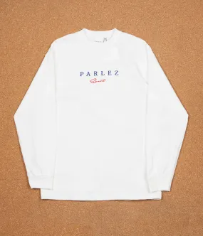 Parlez Sport Script Long Sleeve T-Shirt - White