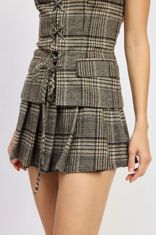 Remy Pleated Mini Skirt