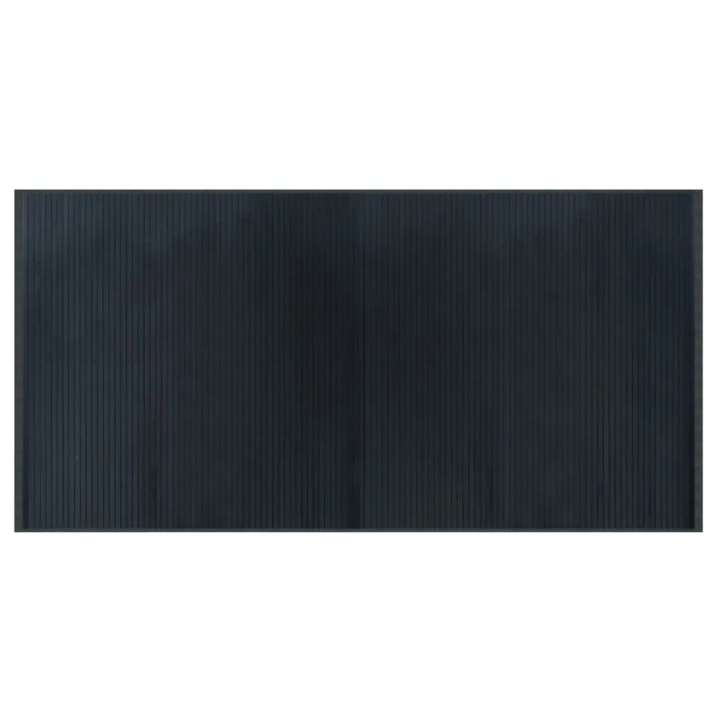 Rug Rectangular Grey100x200 cm Bamboo