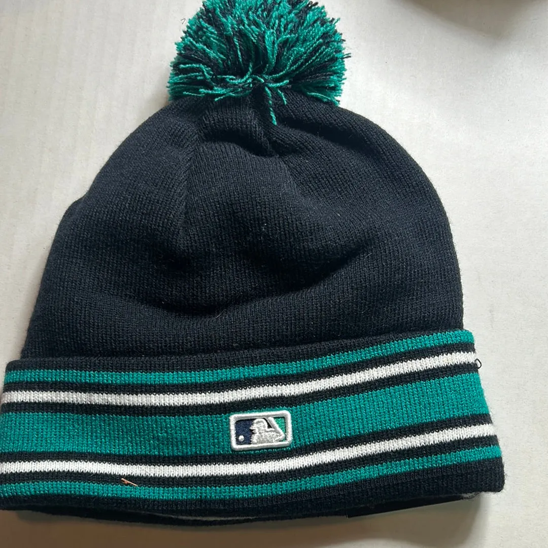 Seattle Mariners MLB New Era Cuffed Knit Pom Beanie