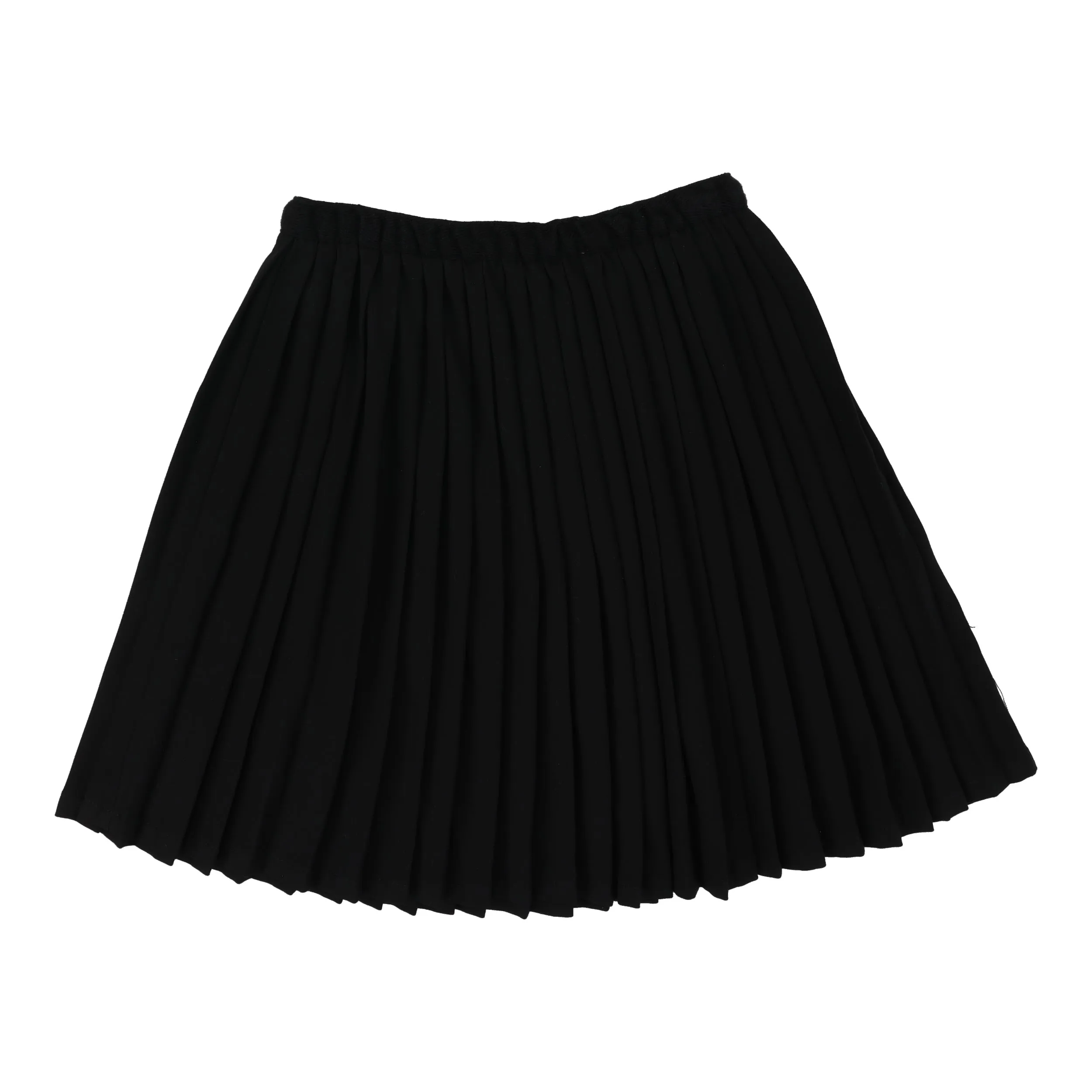 skirt knife pleated - black