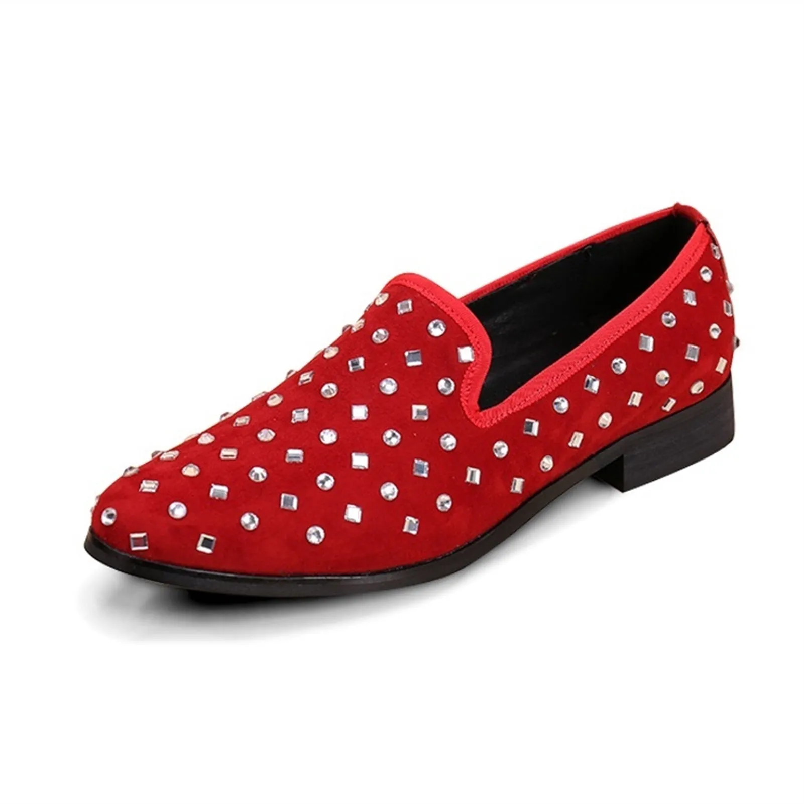 Slip on Low Top Pointed Men Oxford with Decoration