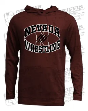 Soft-Tek T-Shirt Hoodie - Wrestling - Nevada Tigers 23-H