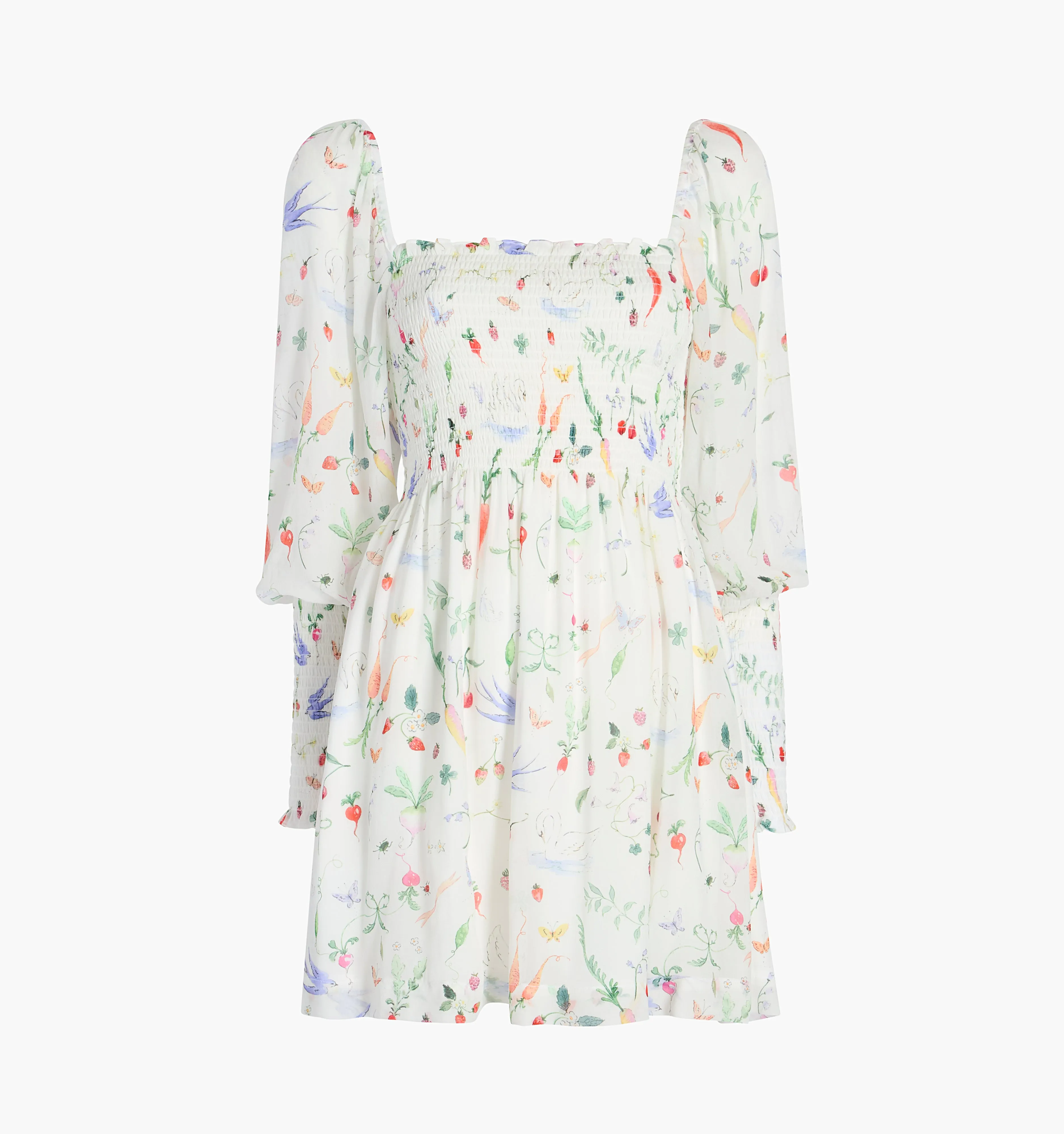 The Grace Mini Nap Dress - Susannah Garrod Veggie Botanical