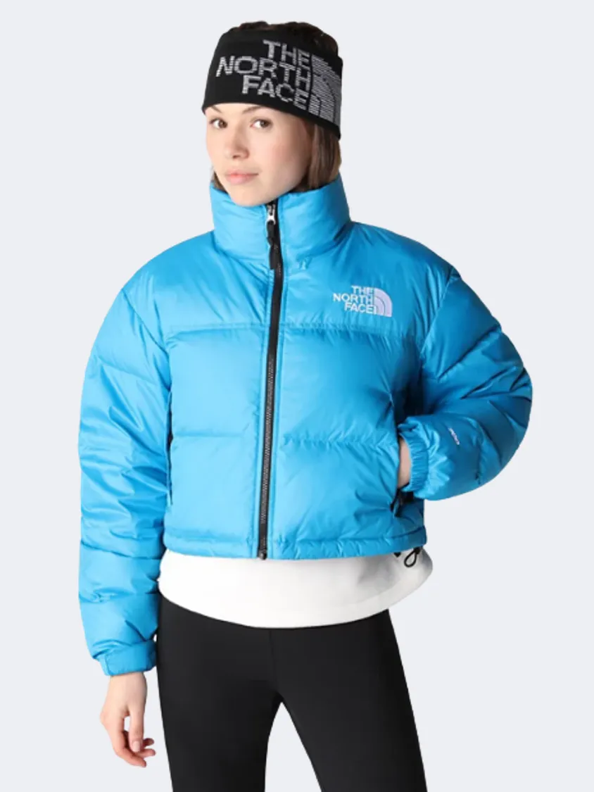 The North Face Nuptse Short Women Lifestyle Jacket Acoustic Blue