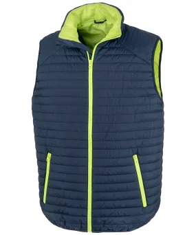 Thermoquilt gilet | Navy/Lime