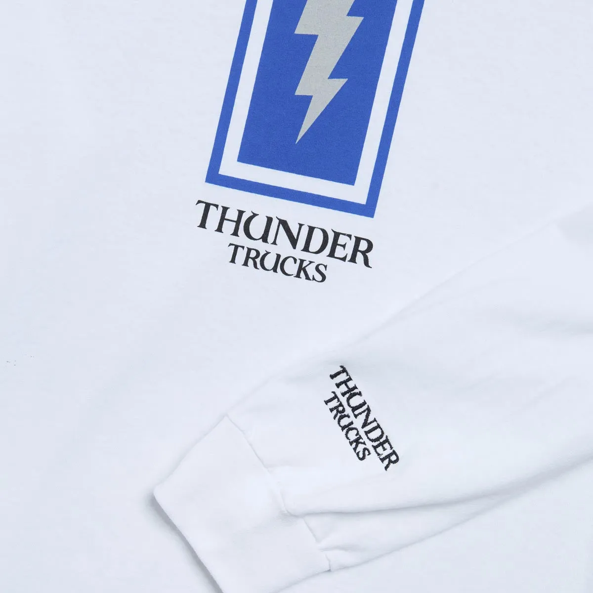 Thunder Boxed Bolt Long Sleeve T-Shirt - White/Blue/Grey/Black/Black