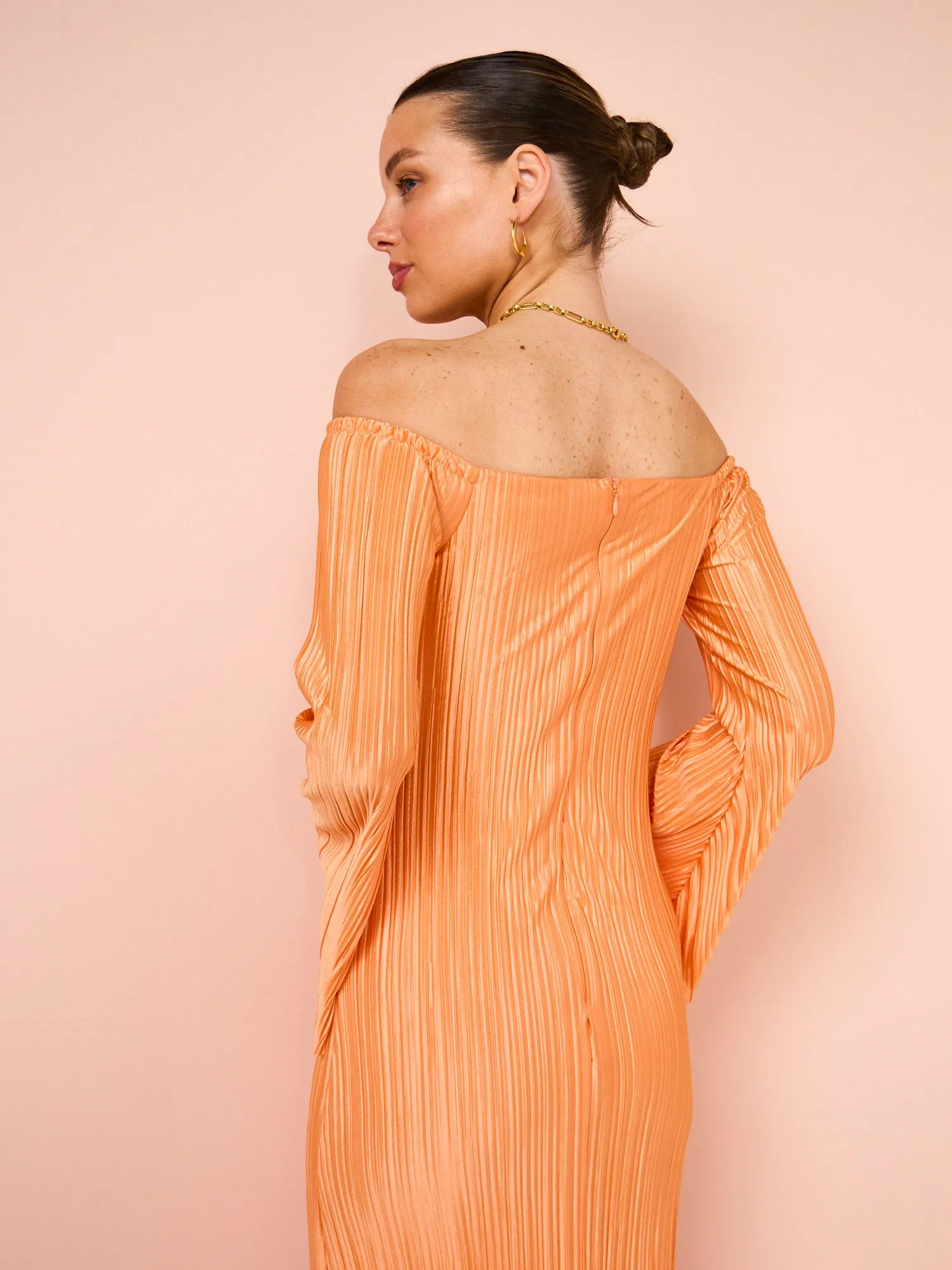 Tojha Carrie Dress in Apricot