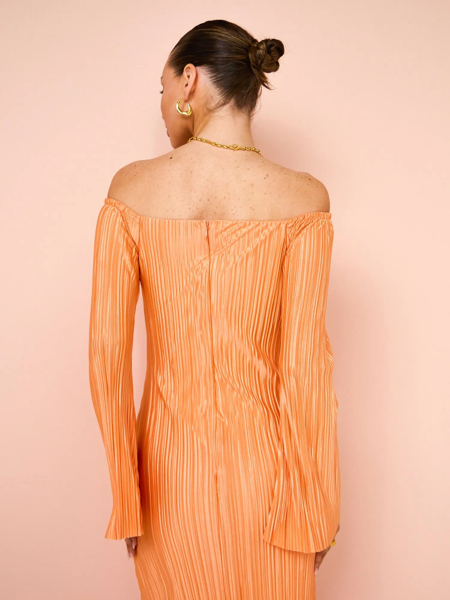 Tojha Carrie Dress in Apricot