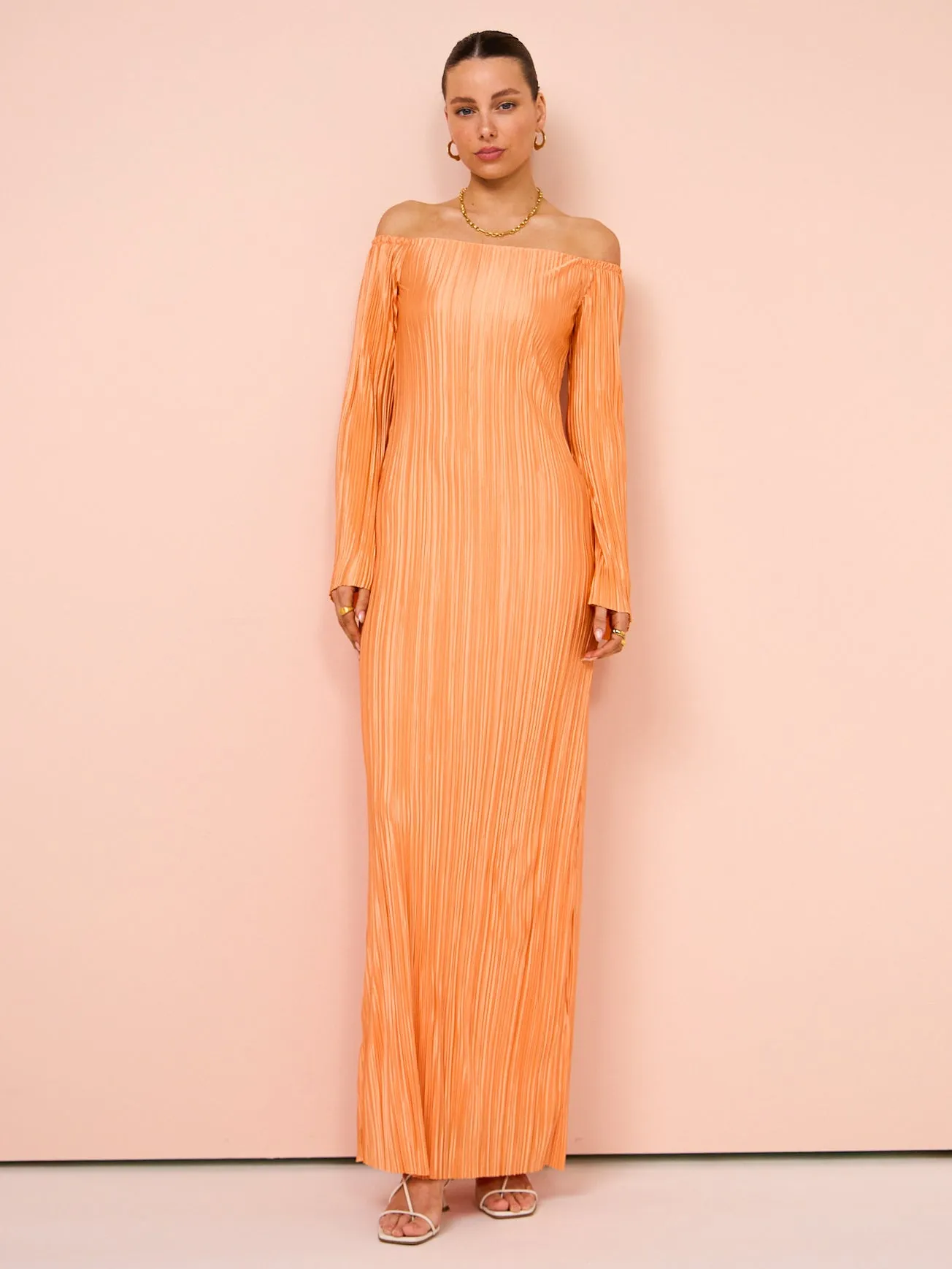 Tojha Carrie Dress in Apricot