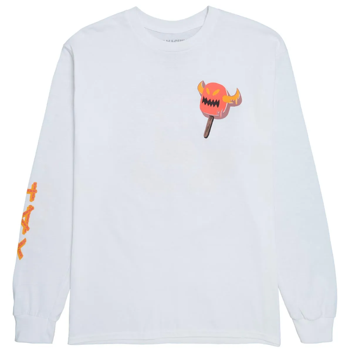 Toy Machine Lost And Found Long Sleeve T-Shirt - White