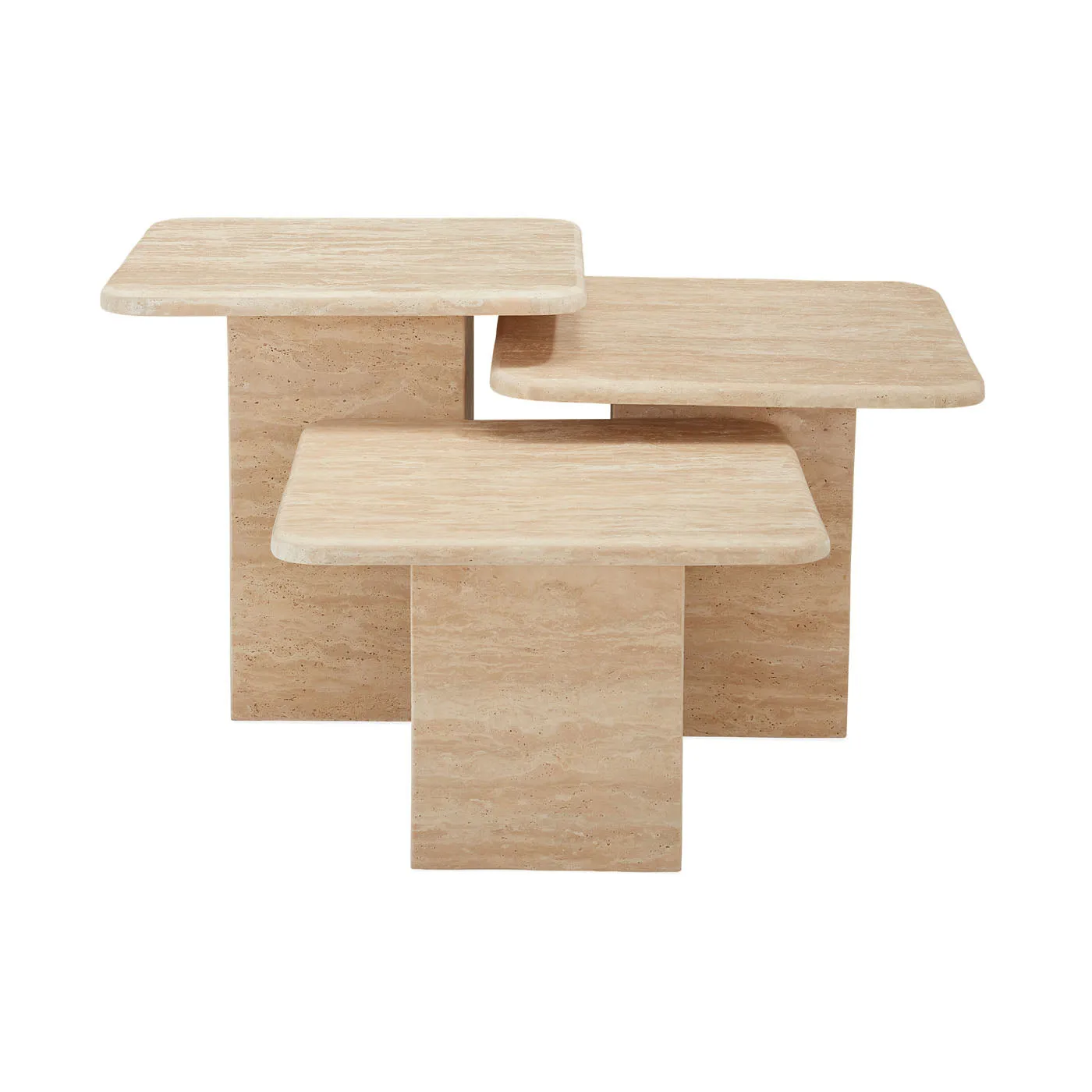 Travertine Nesting Tables