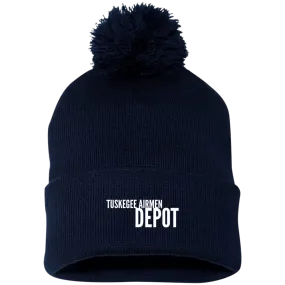 Tuskegee Airmen Depot Pom Pom Beanie