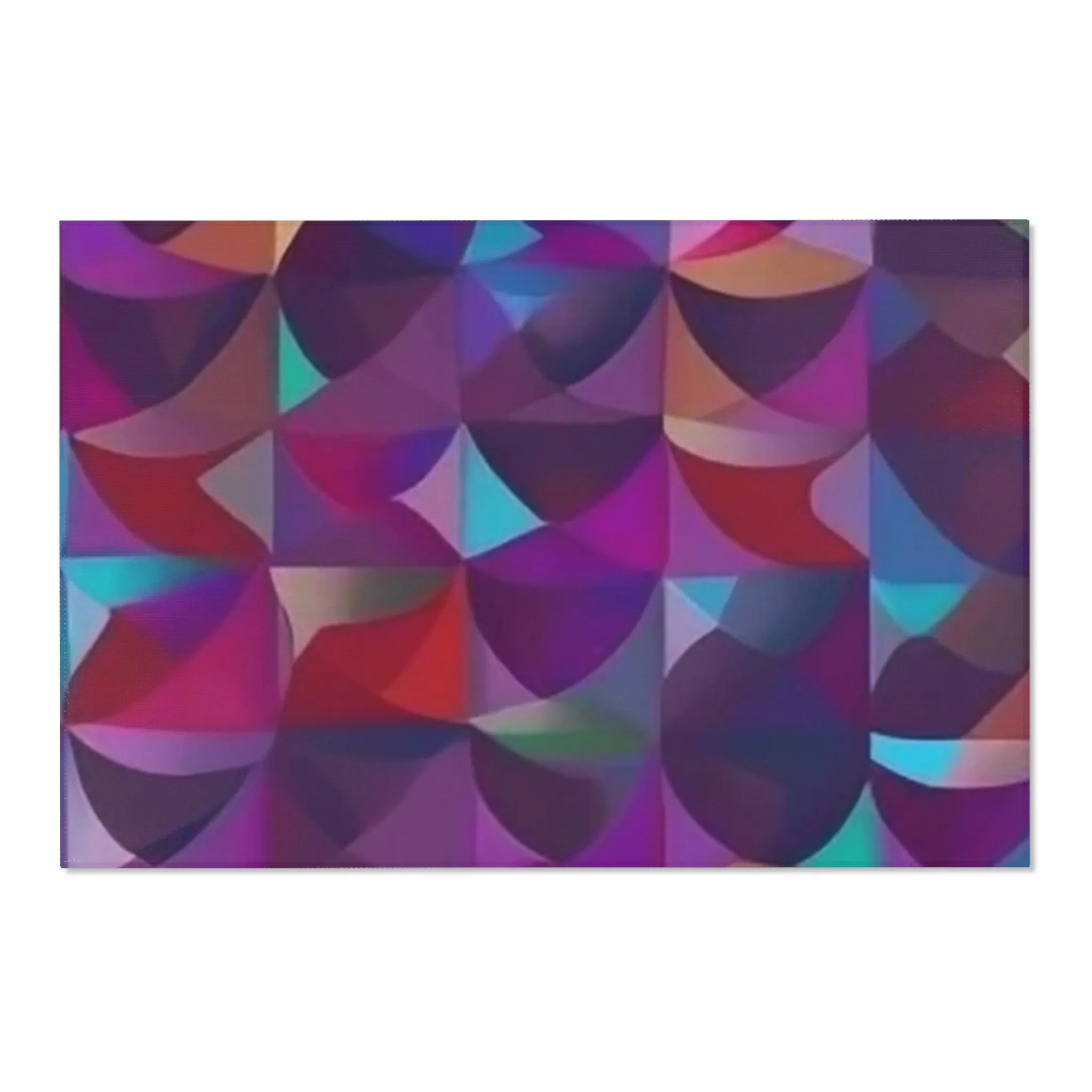 Vibrant Multicolored Mosaic Pattern Area Rug – Elevate Your Home Decor