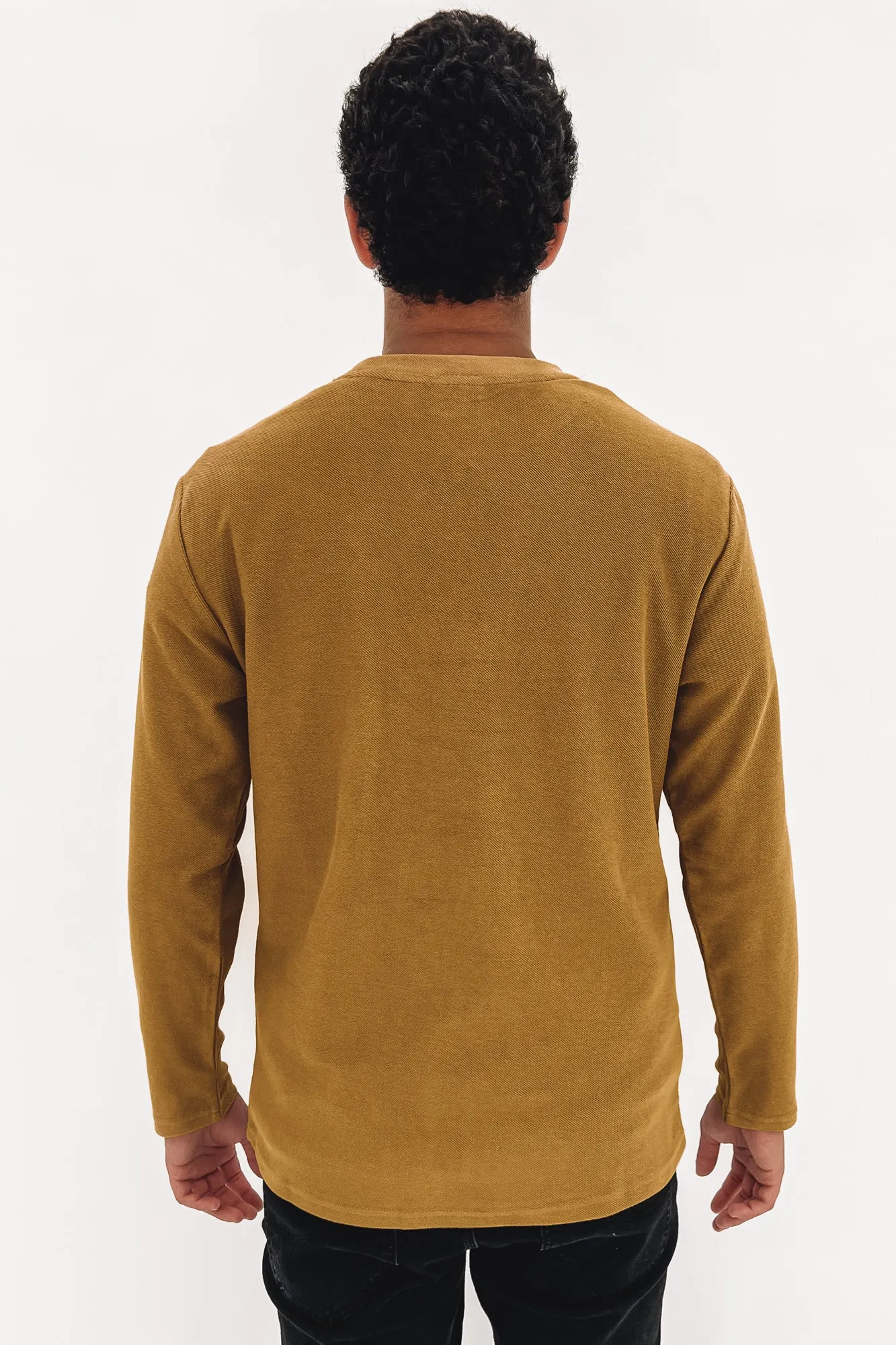 Vintage Terry Long Sleeve T-Shirt Sand