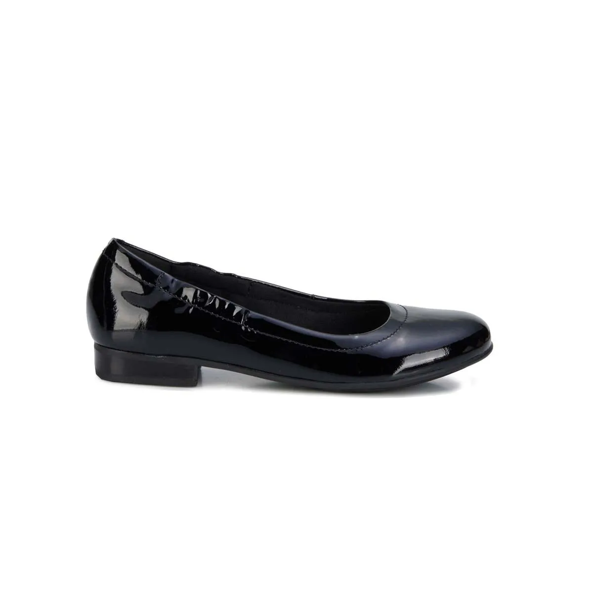 Walking Cradles Wc Tess Women Flat Slip-on Shoe In Black Patent Leather