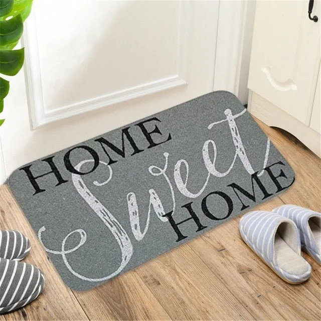 Welcoming Non-Slip Door Mats