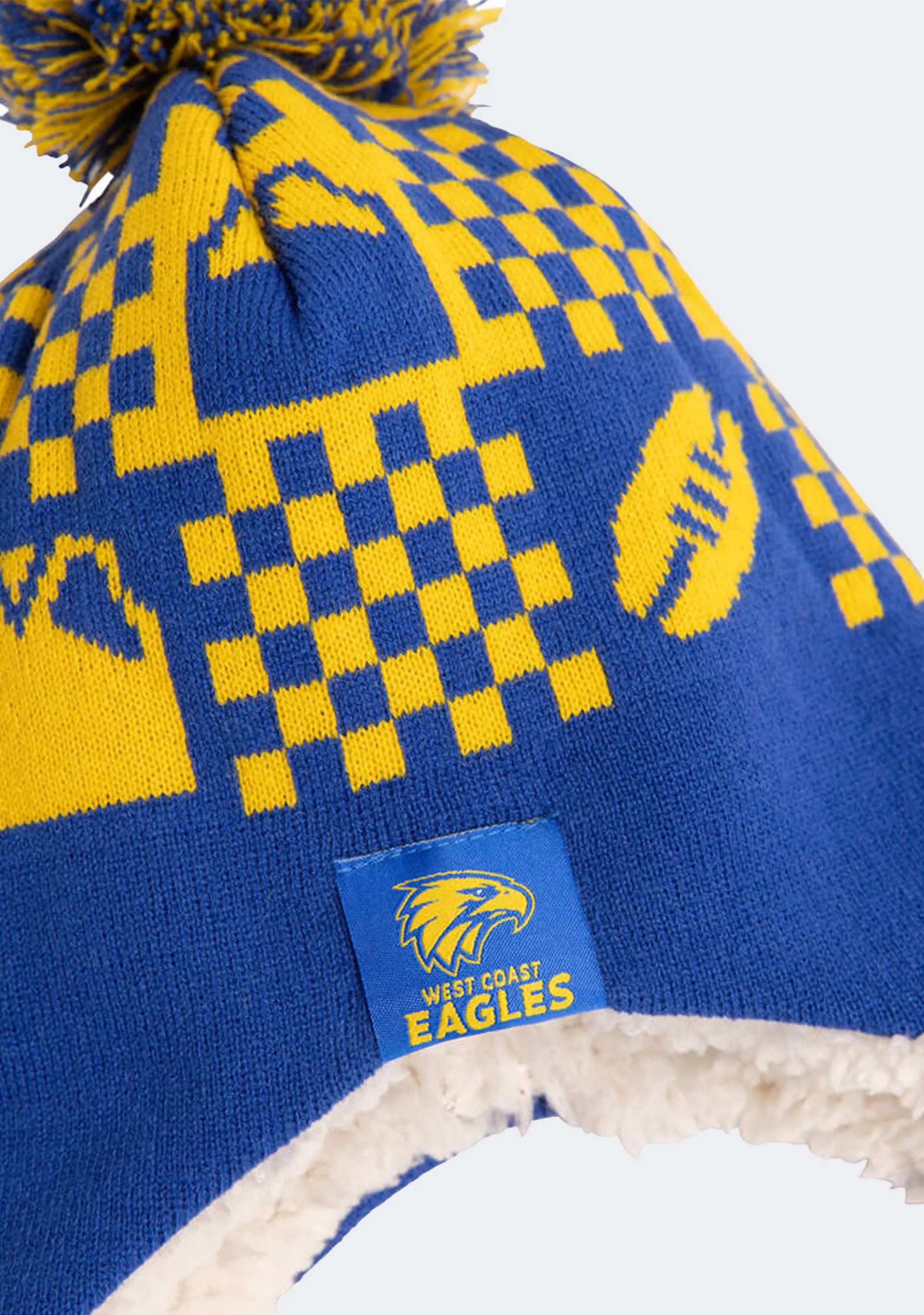 West Coast Eagles Sherpie Beanie