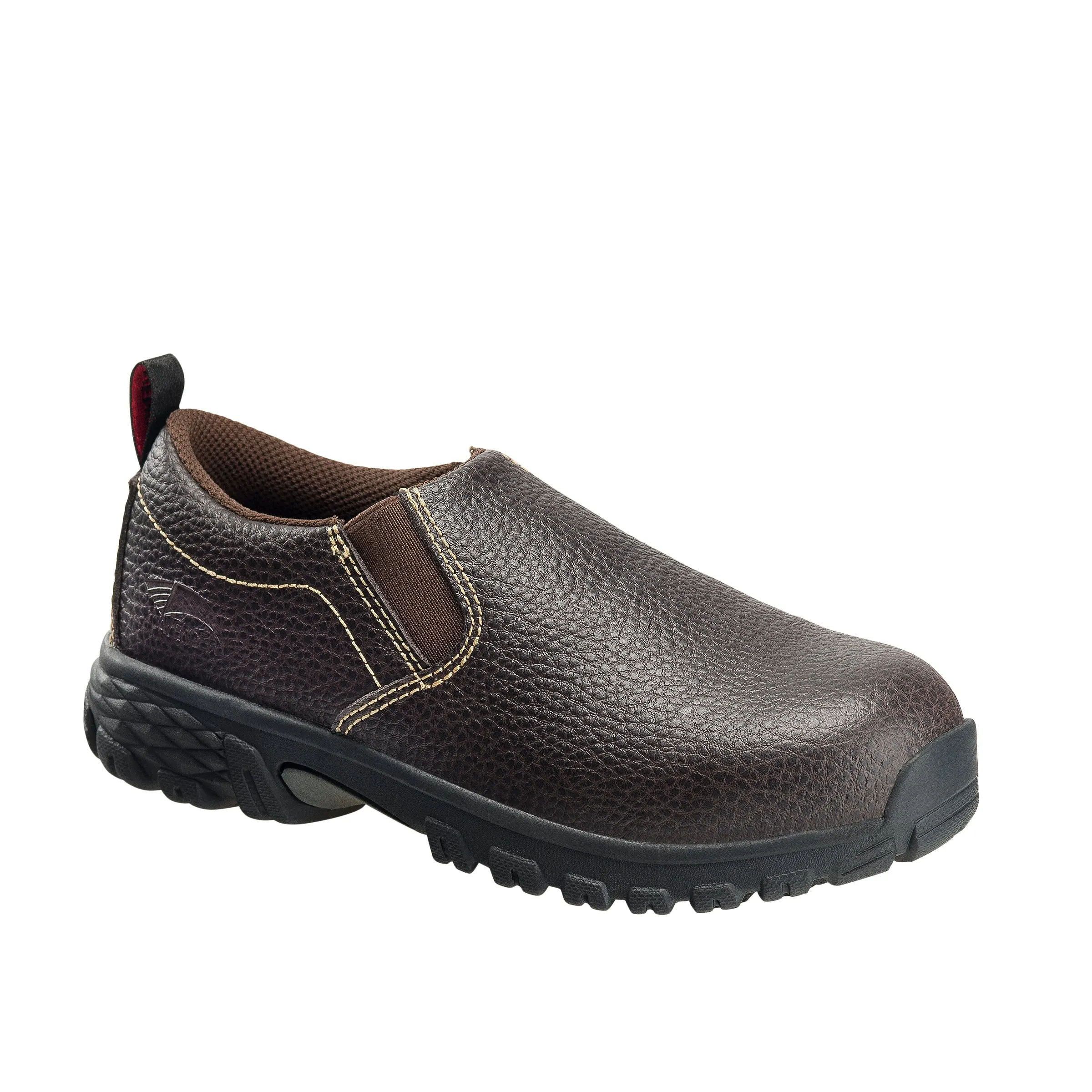 Women's Flight Brown Alloy Toe SD10 Slip-On Work Shoe