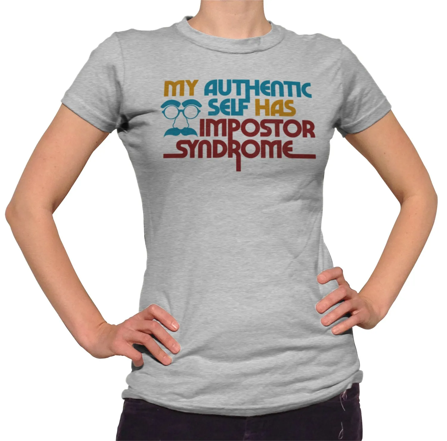 Women's My Authentic Self Has Impostor Syndrome T-Shirt