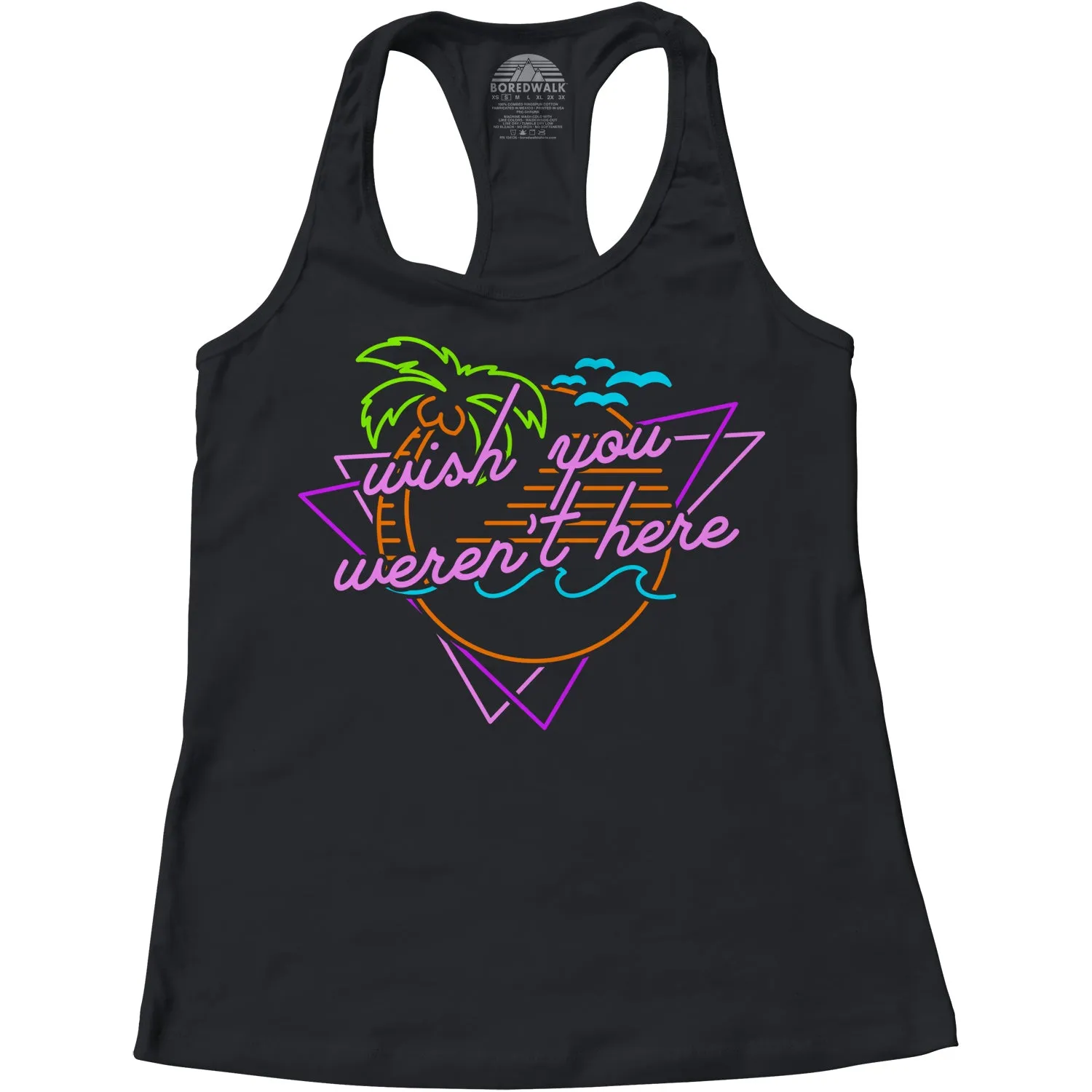 Women's Wish You Weren't Here Racerback Tank Top