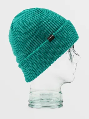 Youth Lined Beanie - VIBRANT GREEN - (KIDS)